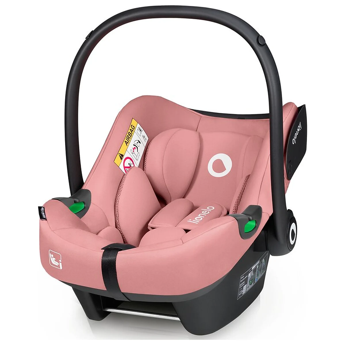Scoica auto, Lionelo, i-Size Astrid, Include baza Isofix, 0-13 Kg, 40-87 cm, Testat ADAC, Roz [8]