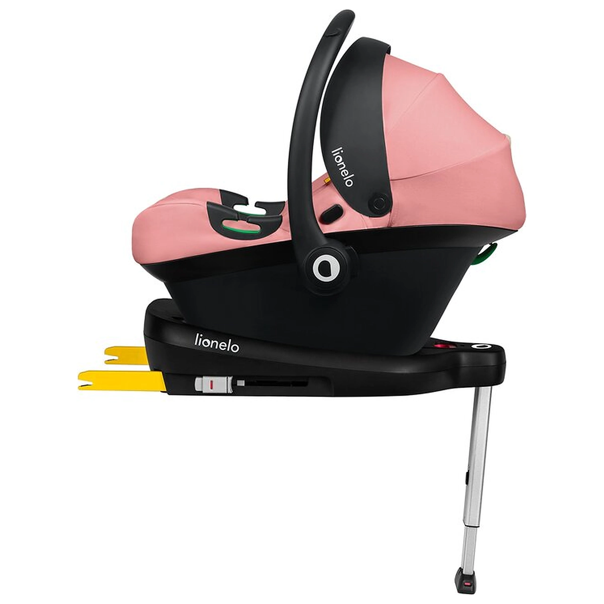 Scoica auto, Lionelo, i-Size Astrid, Include baza Isofix, 0-13 Kg, 40-87 cm, Testat ADAC, Roz [6]