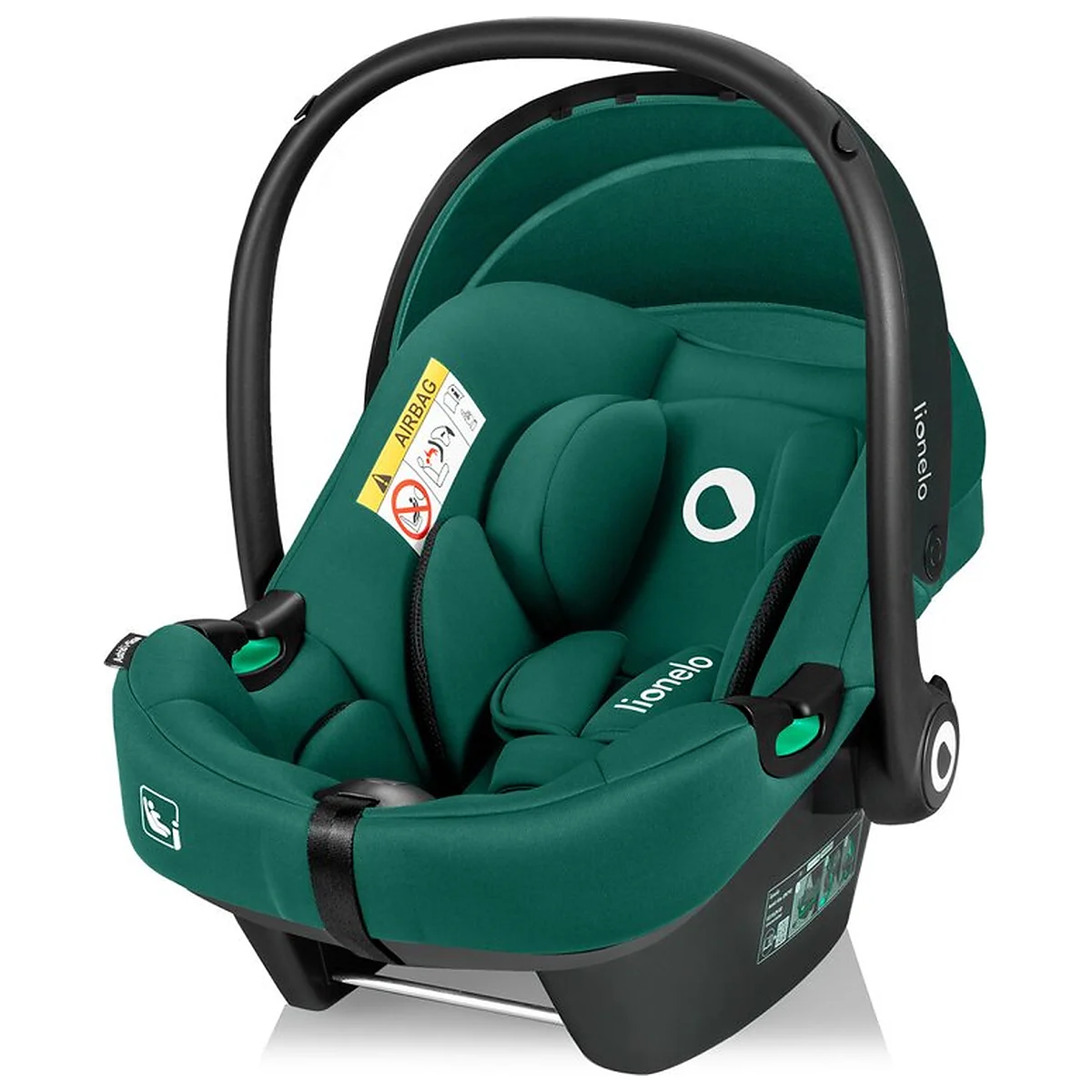 Scoica auto, Lionelo, i-Size Astrid, Include baza Isofix, 0-13 Kg, 40-87 cm, Testat ADAC, Verde [6]
