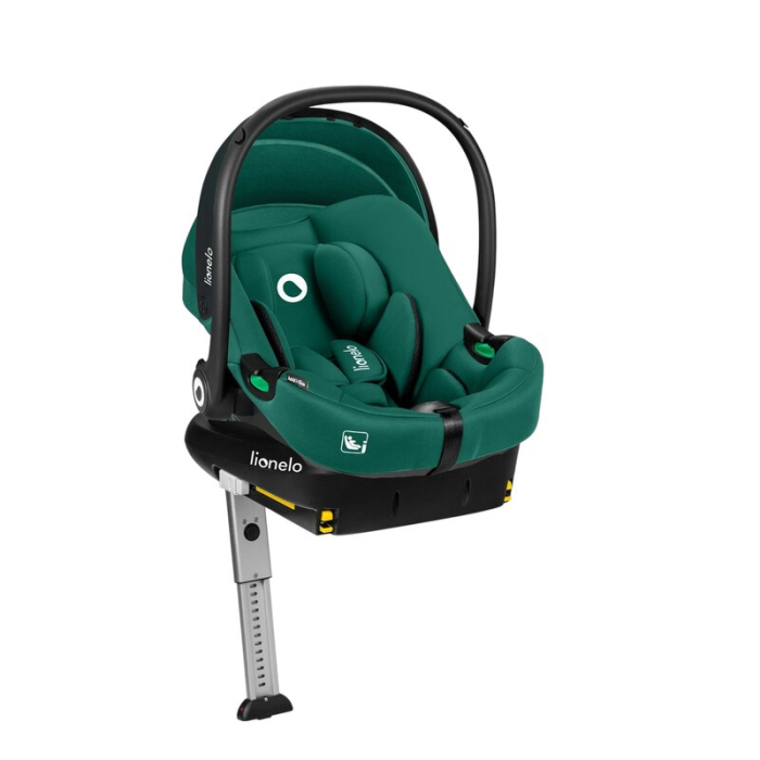 Scoica auto, Lionelo, i-Size Astrid, Include baza Isofix, 0-13 Kg, 40-87 cm, Testat ADAC, Verde [3]