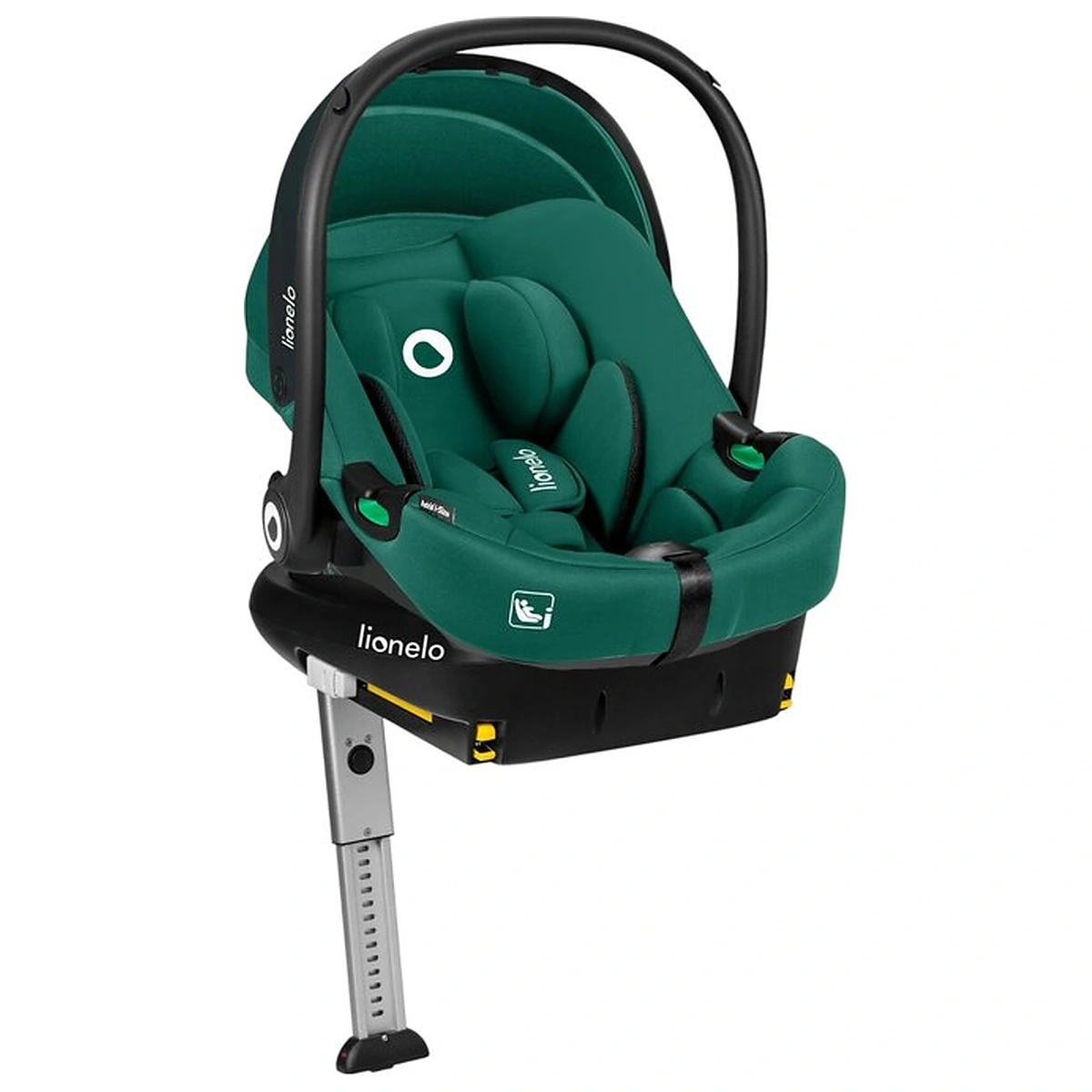 Scoica auto, Lionelo, i-Size Astrid, Include baza Isofix, 0-13 Kg, 40-87 cm, Testat ADAC, Verde [3]