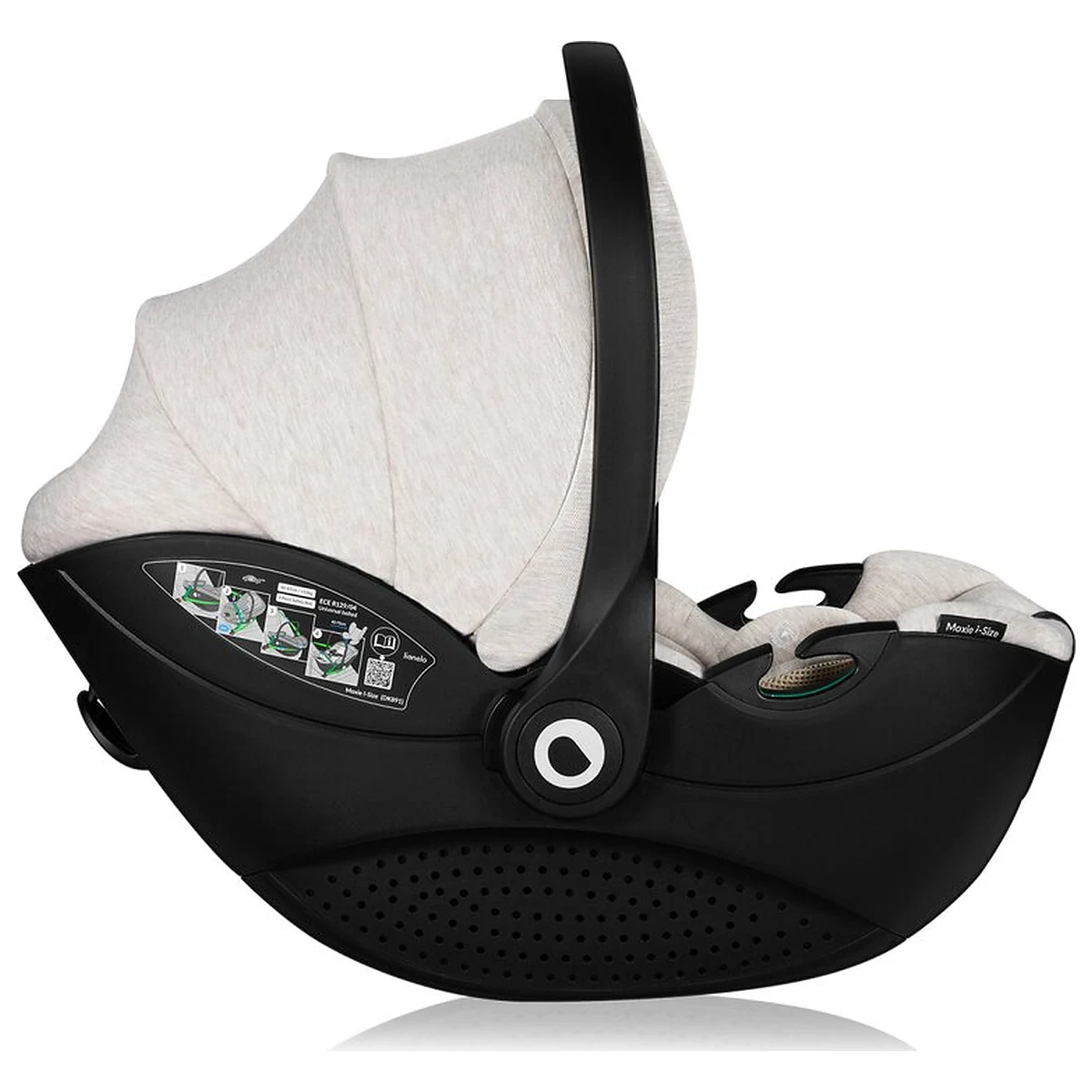 Scoica auto, Lionelo, Moxie, i-Size, Include baza rotativa 360 cu picior de fixare, 40-87 cm, Tetiera reglabila, [12]