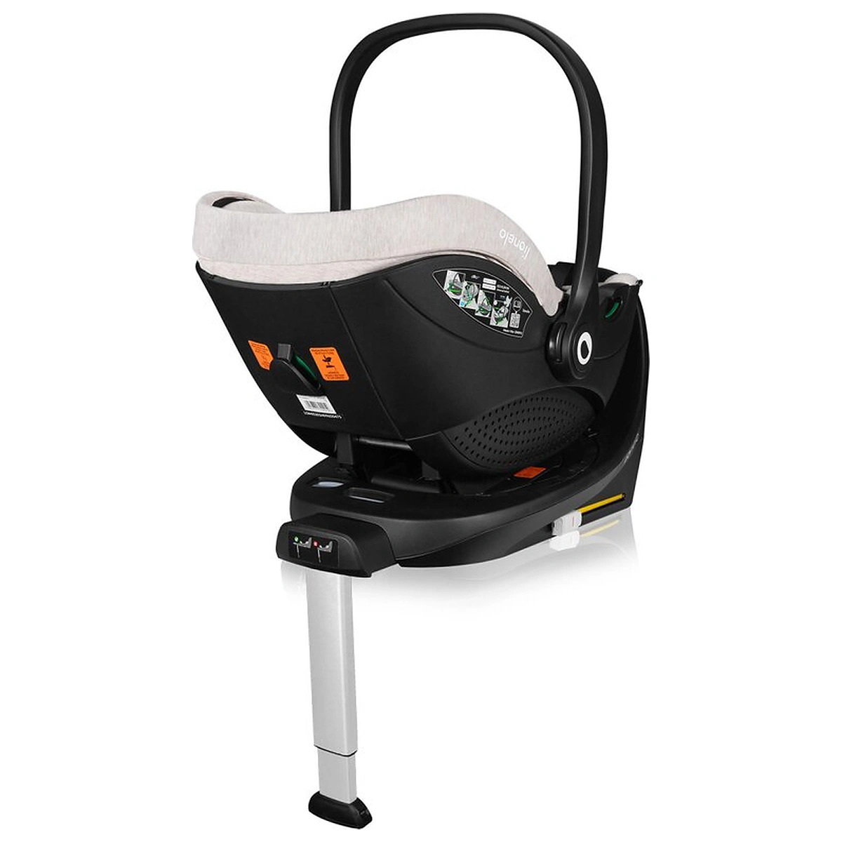 Scoica auto, Lionelo, Moxie, i-Size, Include baza rotativa 360 cu picior de fixare, 40-87 cm, Tetiera reglabila, [19]