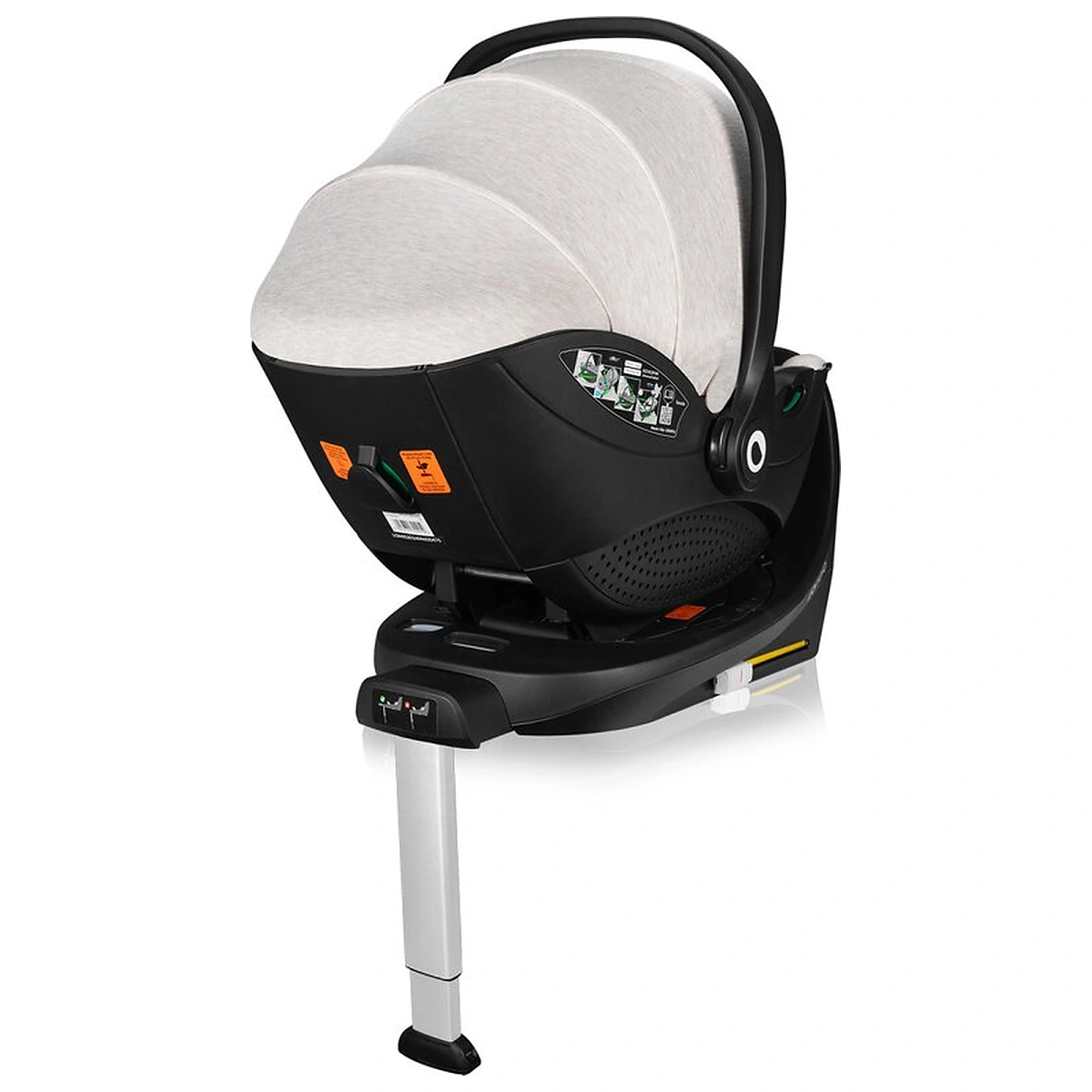 Scoica auto, Lionelo, Moxie, i-Size, Include baza rotativa 360 cu picior de fixare, 40-87 cm, Tetiera reglabila, [20]