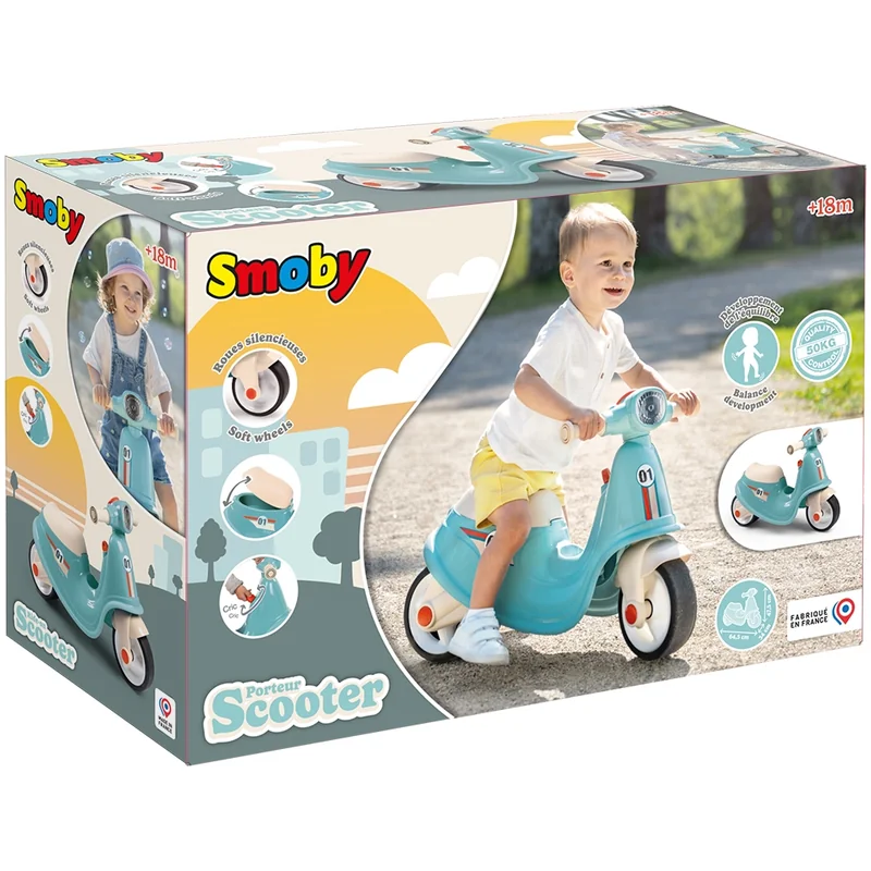 Scuter Smoby Scooter Ride-On albastru [5]