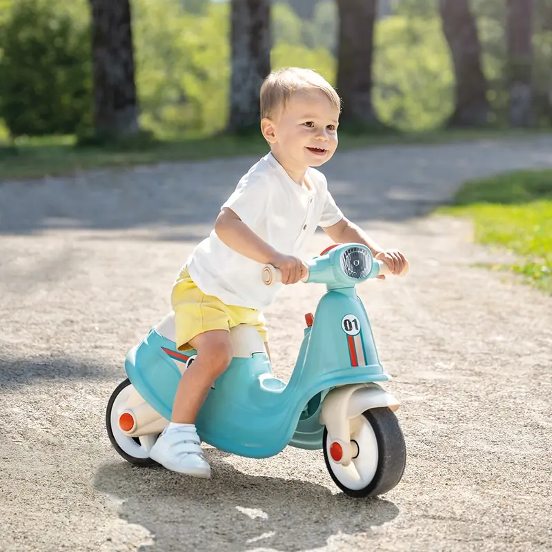 Scuter Smoby Scooter Ride-On albastru [2]