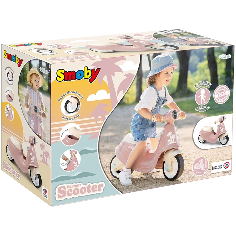 Scuter Smoby Scooter Ride-On roz [8]