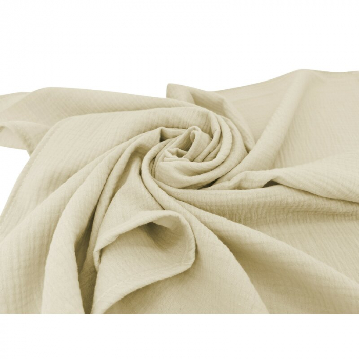 Set 2 museline, MimiNu, Multifunctionale, Din bumbac certificat Oeko Tex Standard 100,80x80 cm, Warm beige and Cream [4]