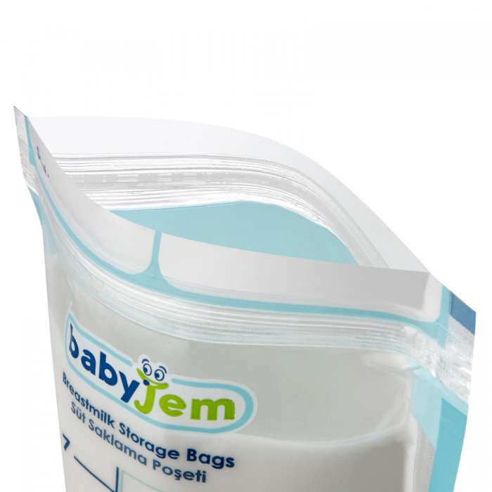 Set 25 pungi pentru stocarea laptelui matern BabyJem [3]