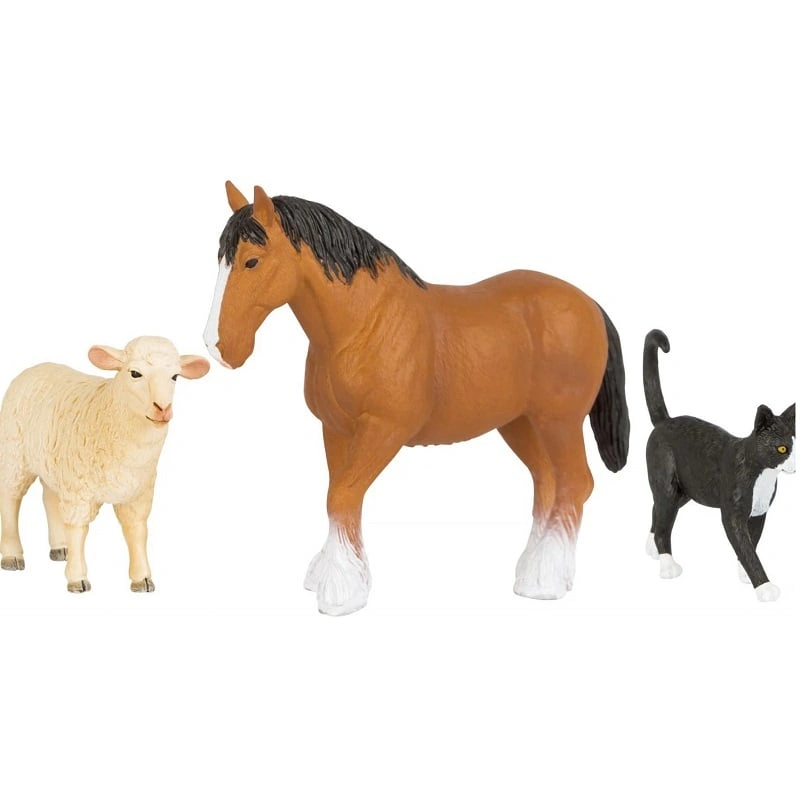 Set 3 figurine Animale de la Ferma [2]
