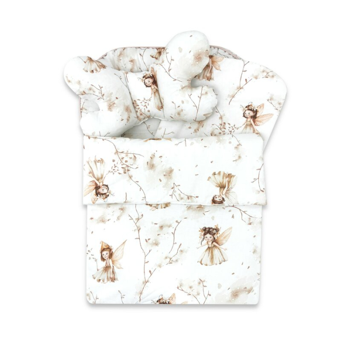 Set 4 in 1 Cosulet bebelus, MimiNu, Baby Cocoon 75x55 cm, Husa bumbac, Din bumbac certificat Oeko Tex Standard 100, Cu [2]