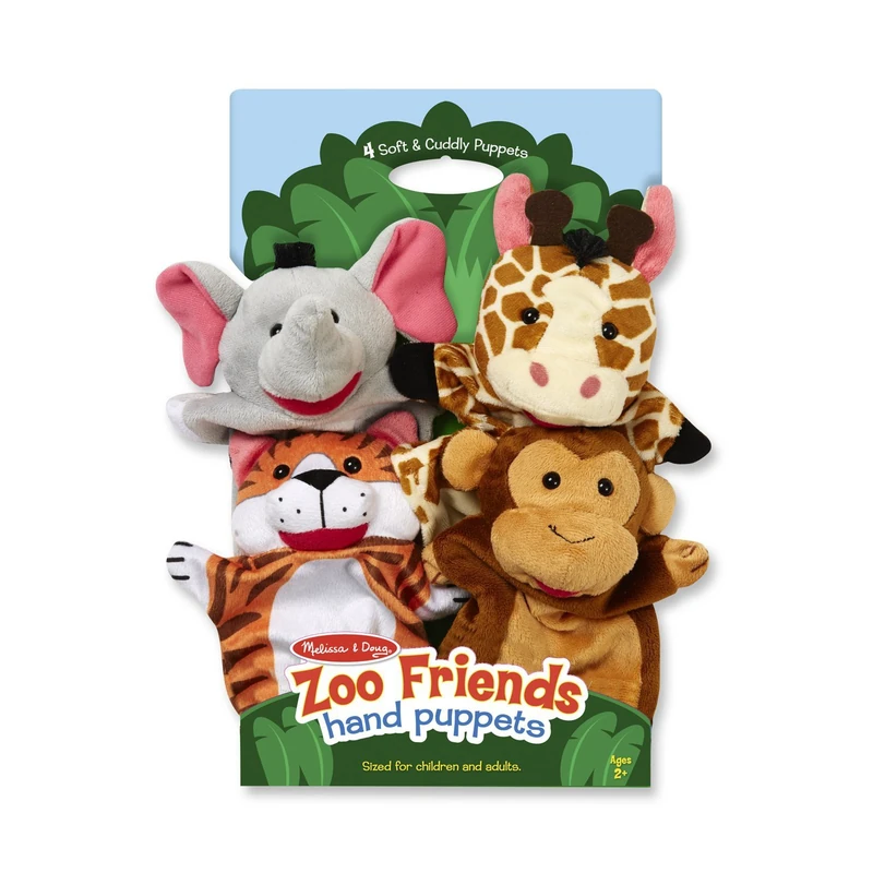 Set 4 papusi de mana Zoo Melissa and Doug [2]