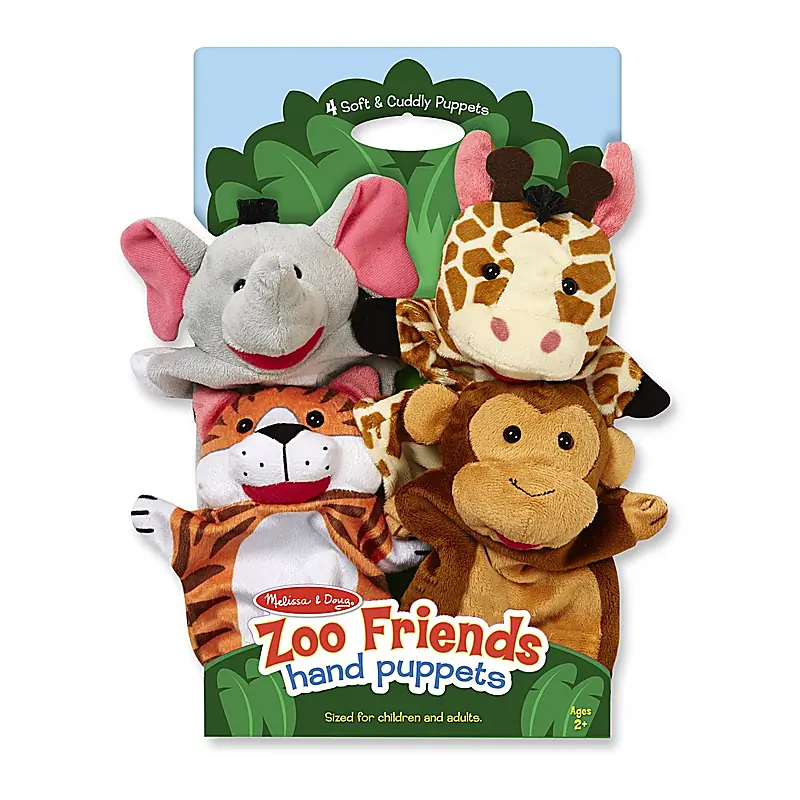 Set 4 papusi de mana Zoo Melissa and Doug [2]