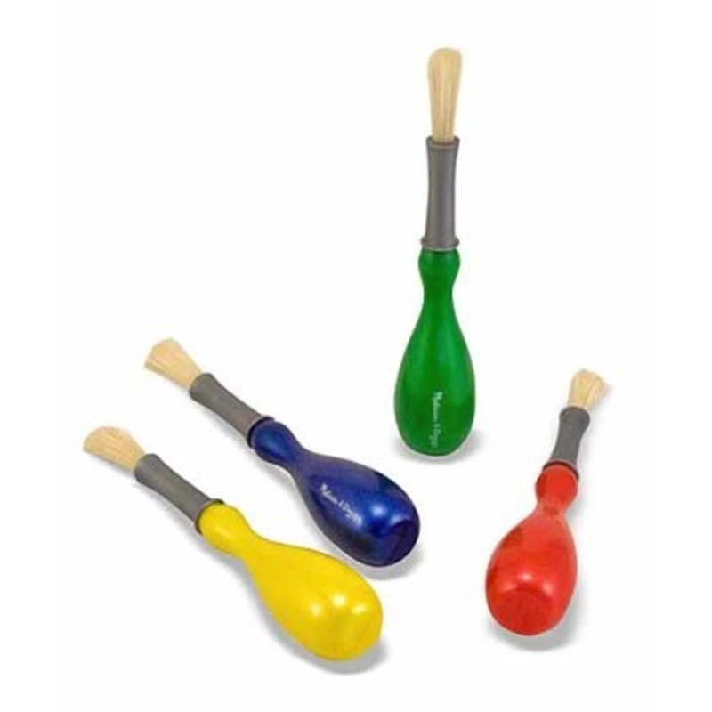 Set 4 pensule jumbo cu maner special Melissa and Doug [2]