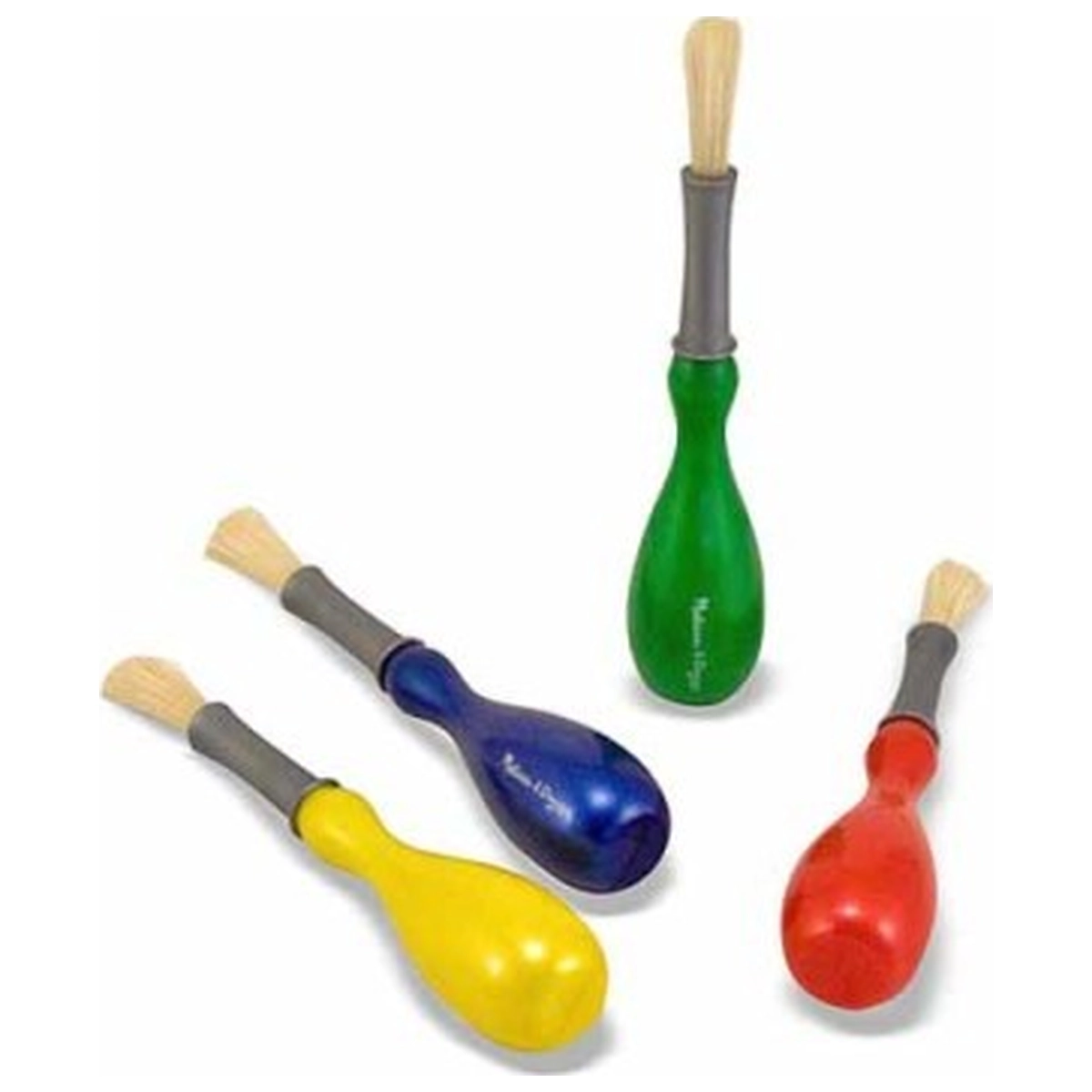 Set 4 pensule jumbo cu maner special Melissa and Doug 3 ani [2]
