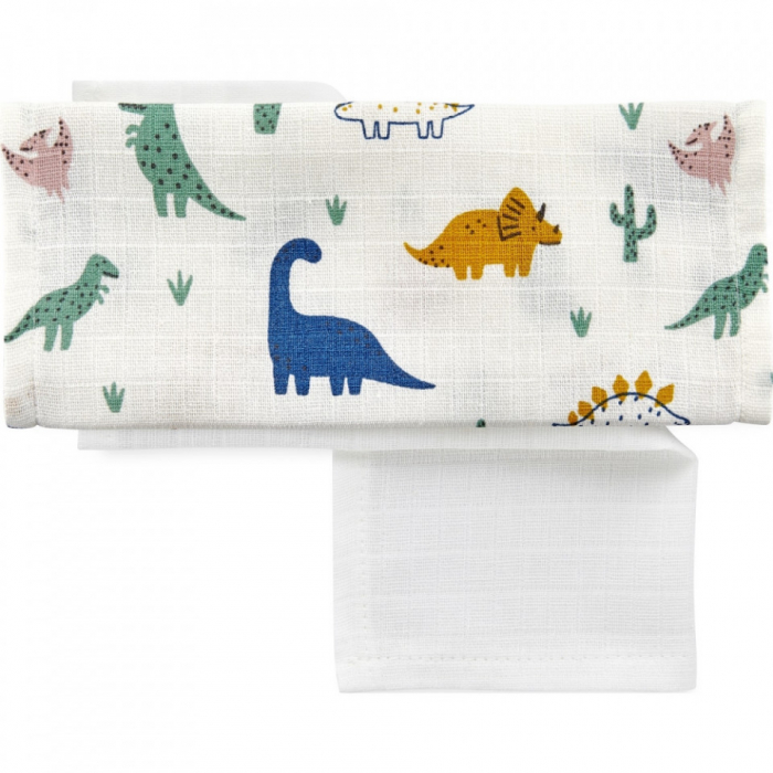 Set 4 prosopele din muselina 25x29 cm Dino BabyJem [2]