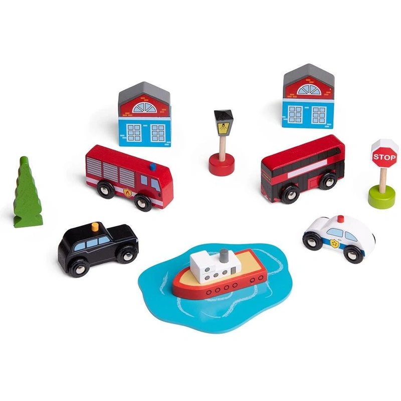 Set 5 vehicule din lemn [2]