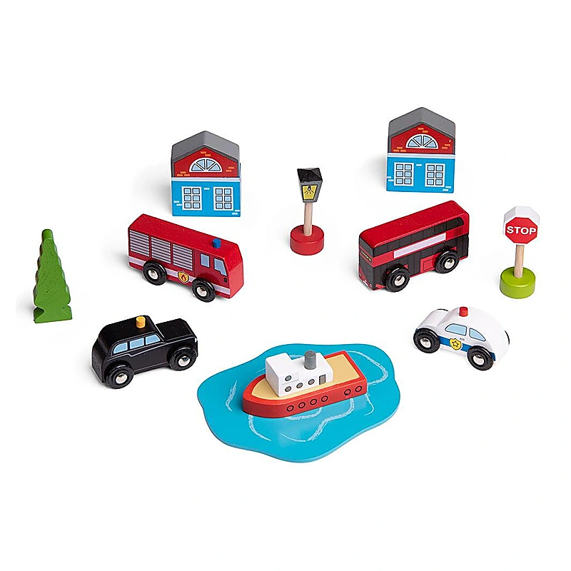 Set 5 vehicule din lemn [2]