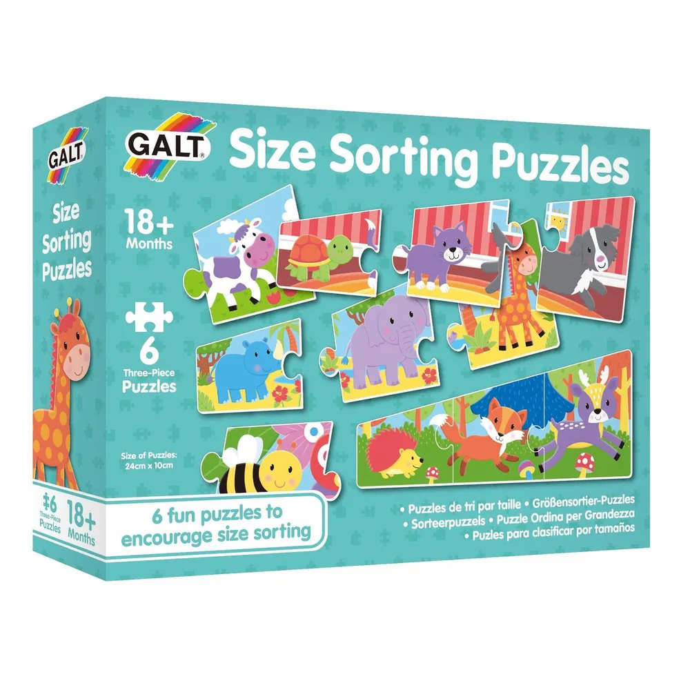 Set 6 puzzle - Animalute jucause (3 piese) [3]