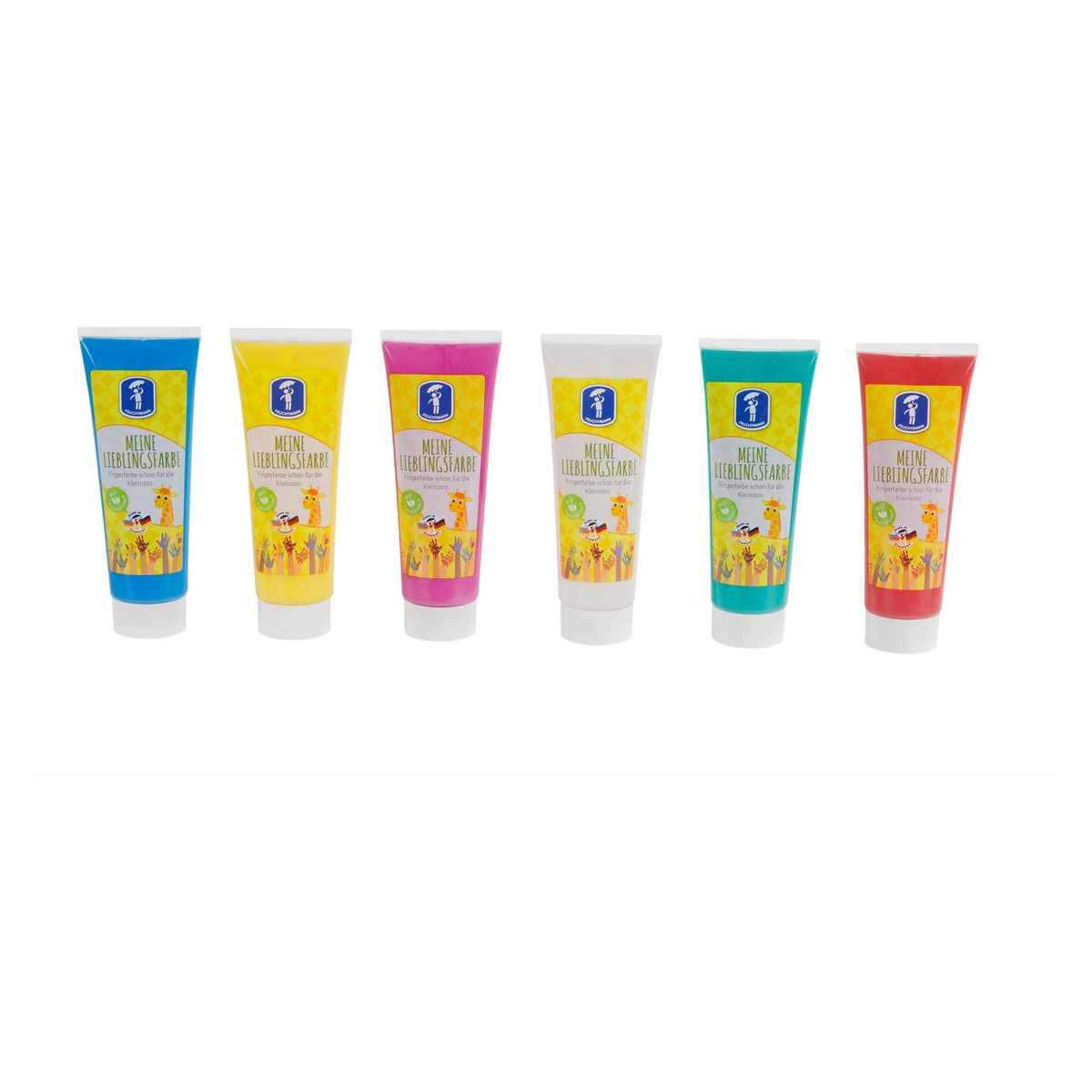 Set vopsea degetele FEUCHTMANN 6 culori 2 ani+ [4]