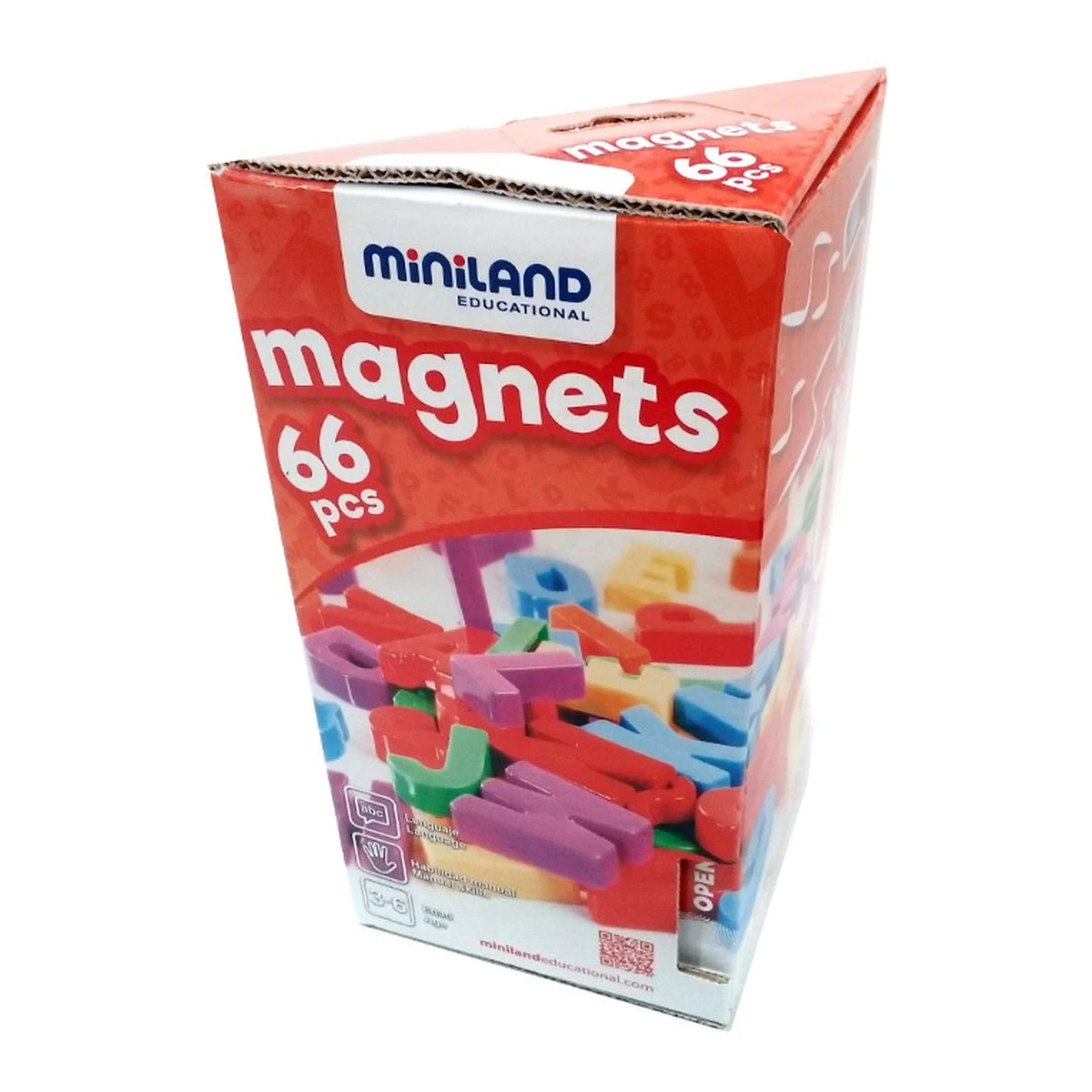 Set 66 litere mari magnetice - Miniland [3]