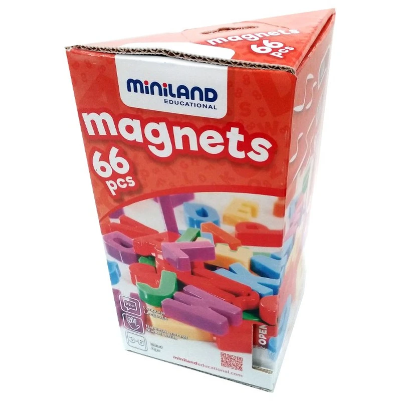 Set 66 litere mari magnetice - Miniland [3]