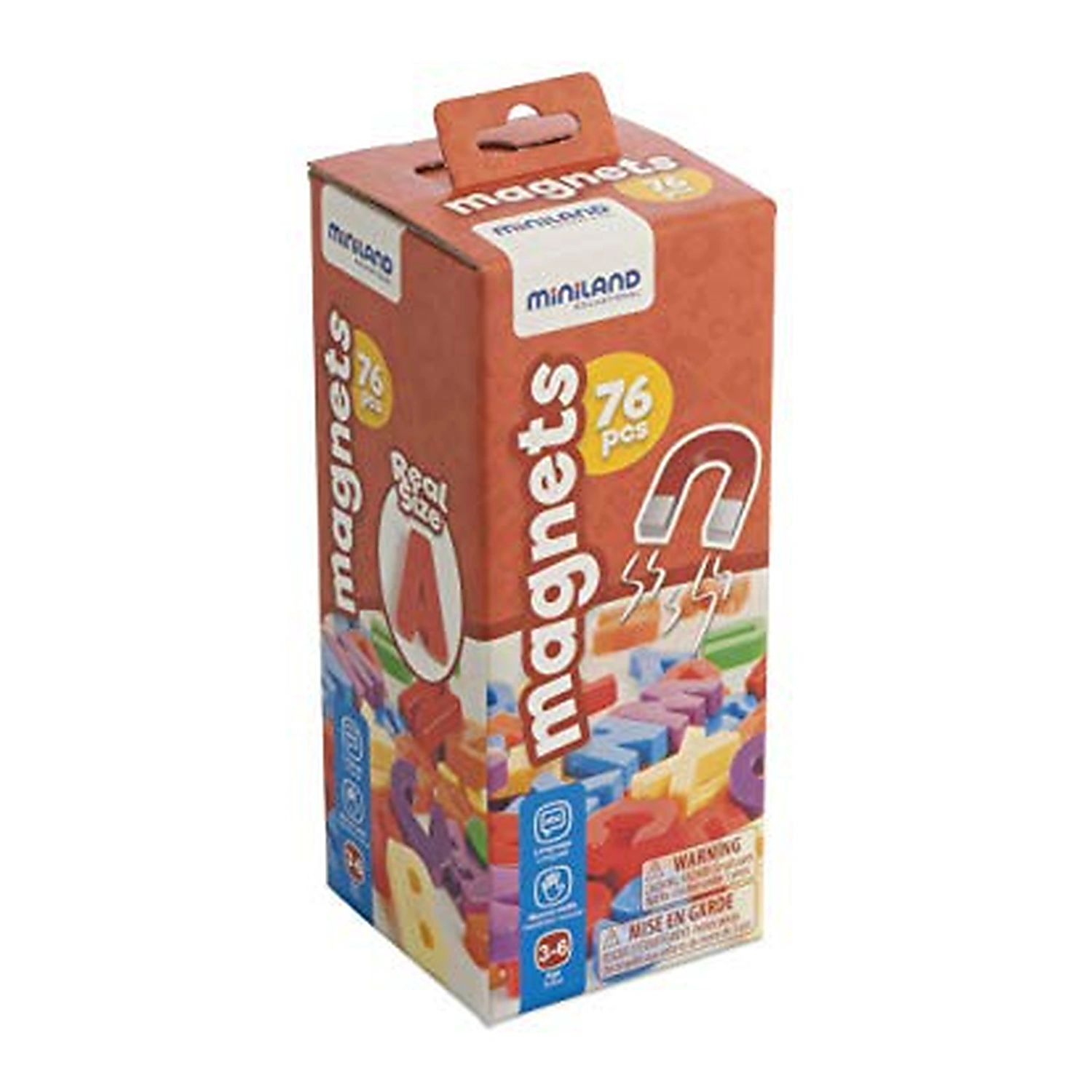 Set 66 litere mari magnetice - Miniland [1]