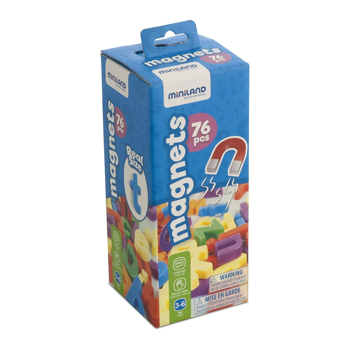 Set 66 litere mici magnetice - Miniland [4]