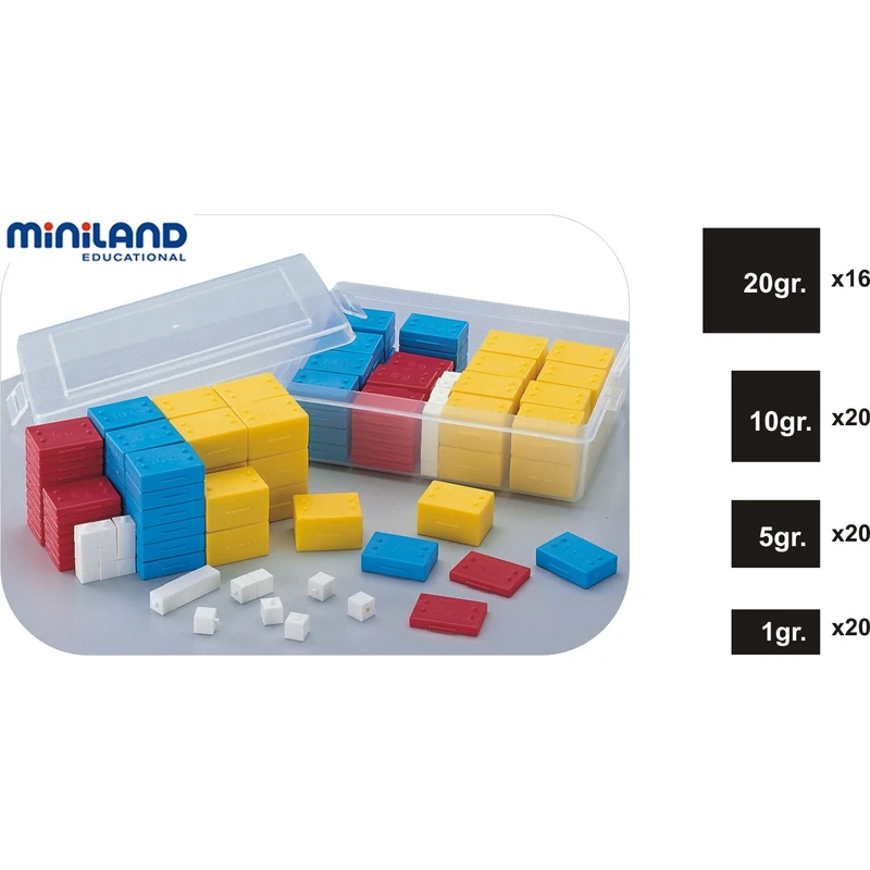 Set 76 greutati din plastic - Miniland [2]