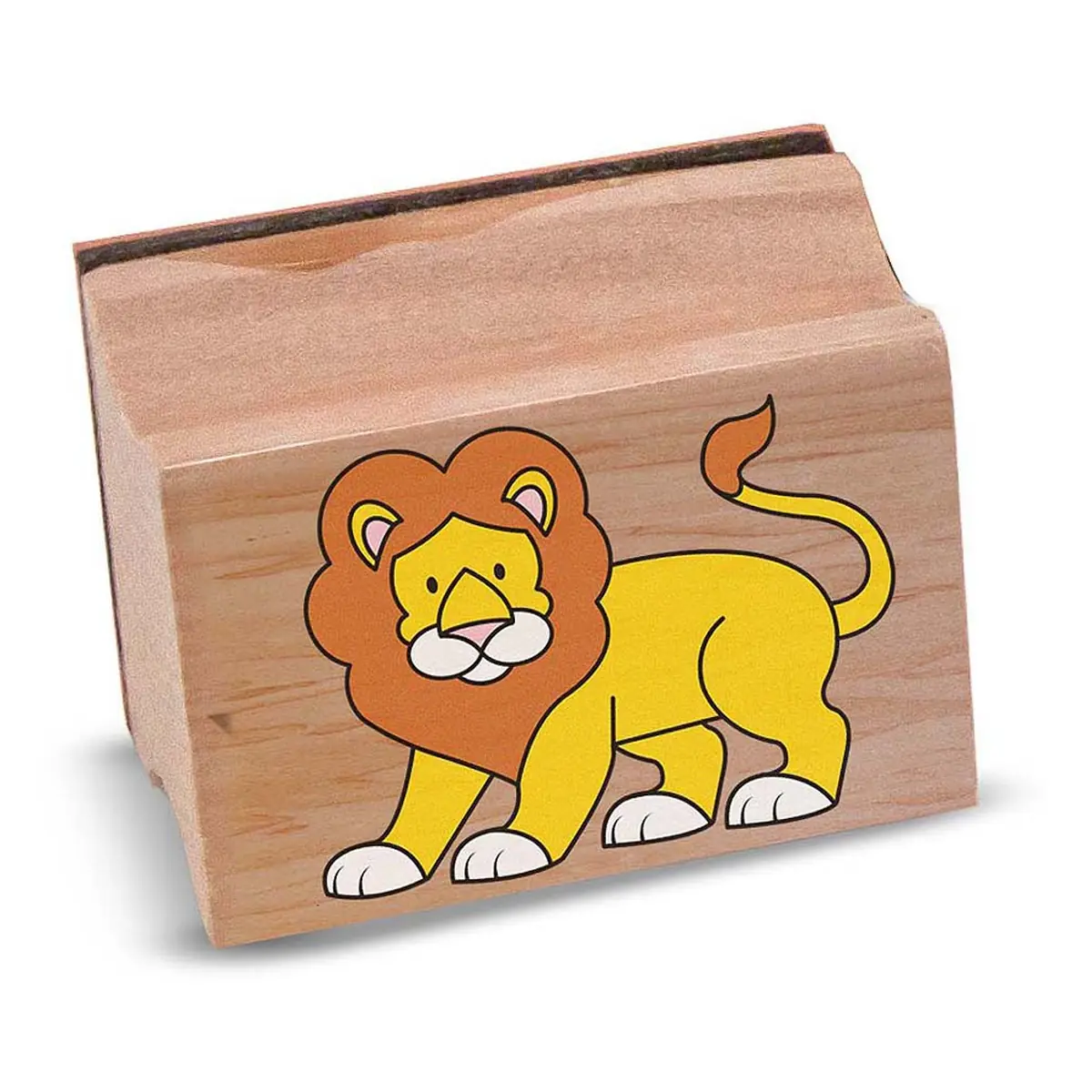 Set 9 stampile din lemn Safari - Melissa & Doug [4]