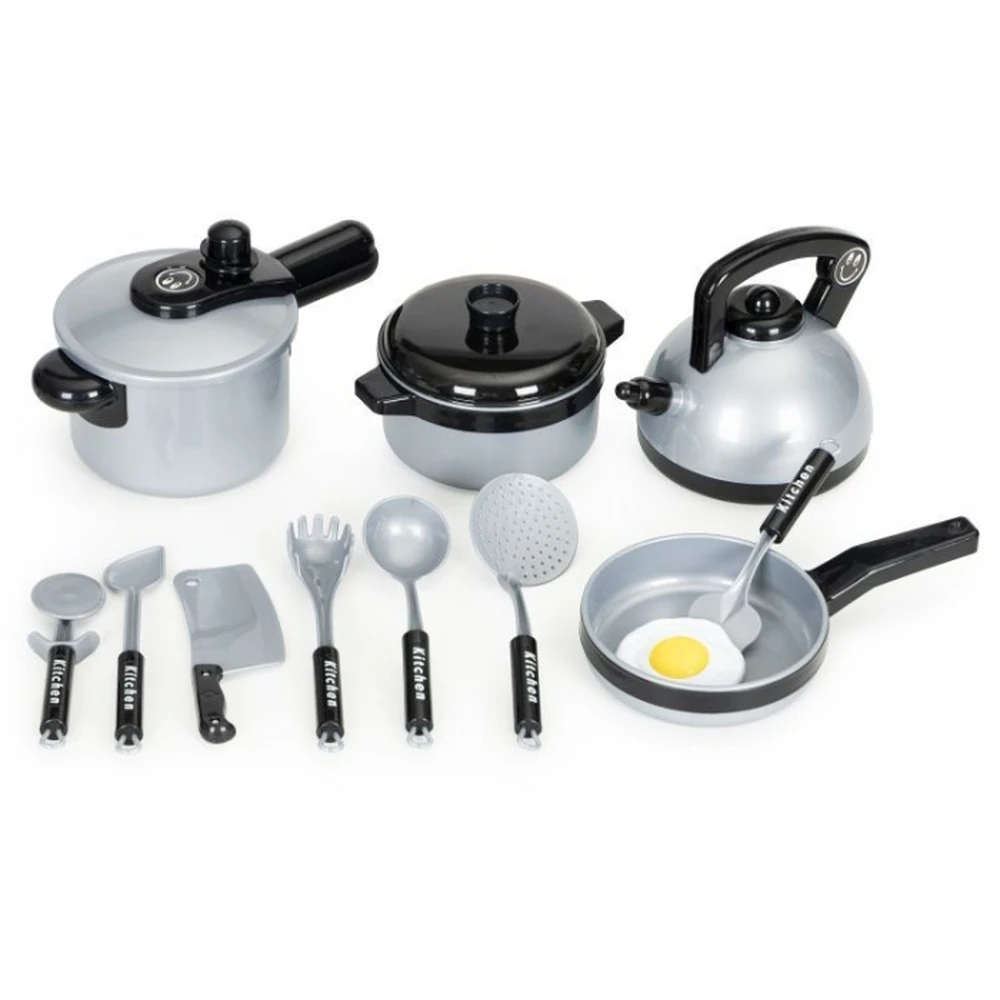 Set accesorii de bucatarie pentru copii, 14 elemente, Ecotoys [1]
