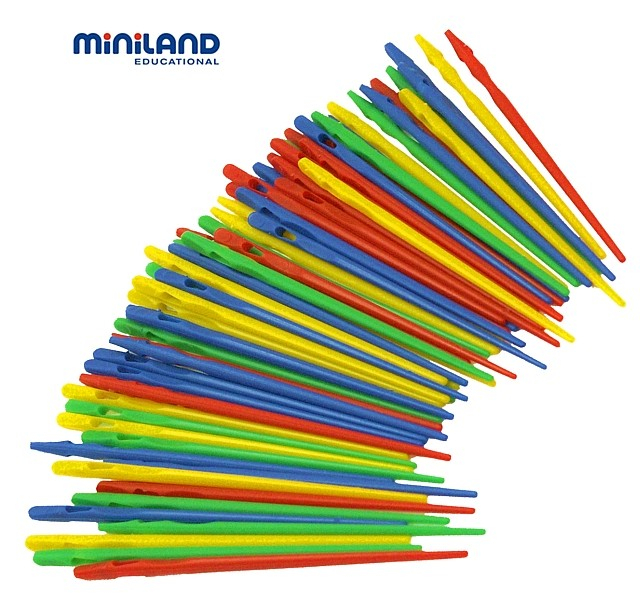 Set ace mari pentru insirat Miniland 100 buc [3]