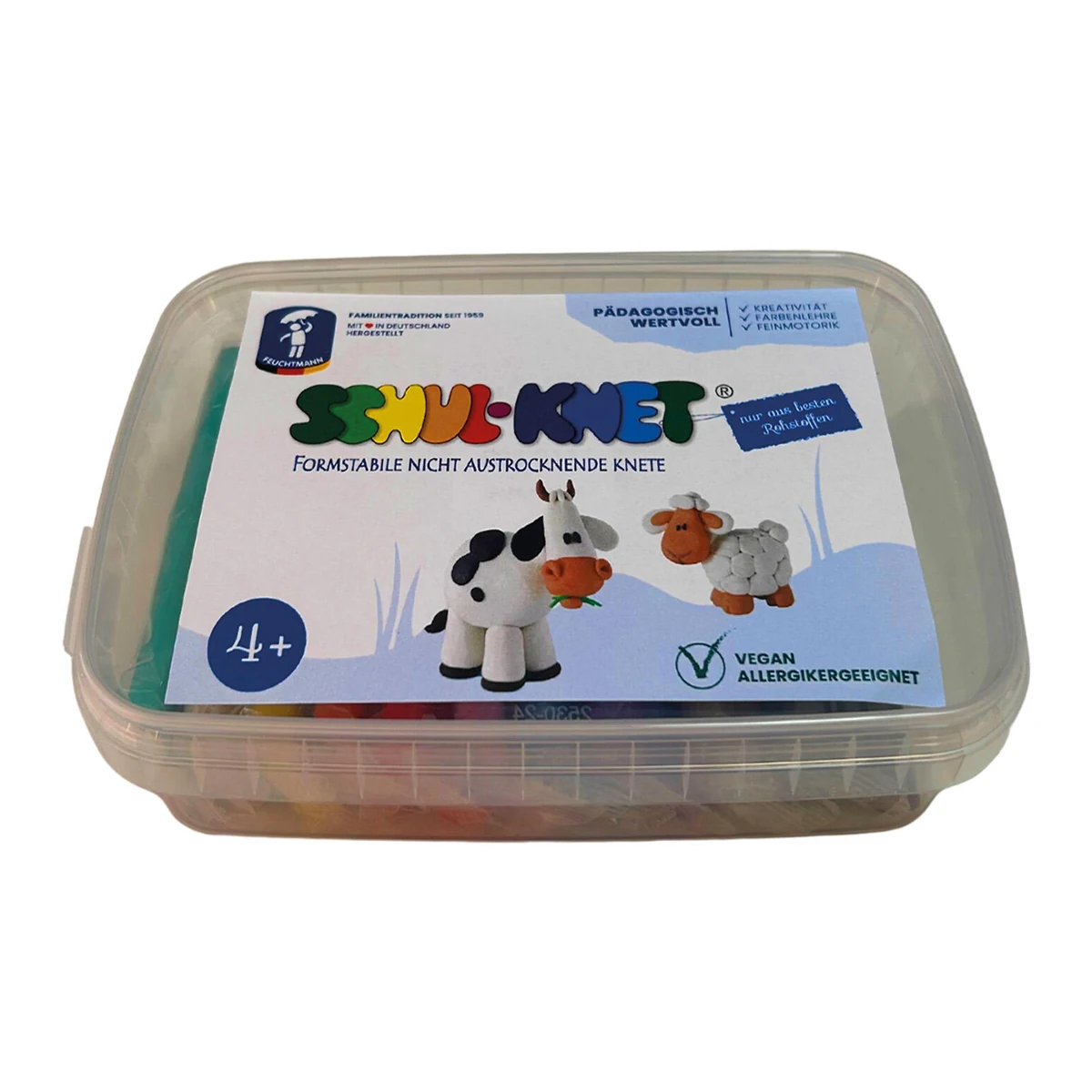 Set batoane plastilina 10 culori FEUCHTMANN pentru copii [2]