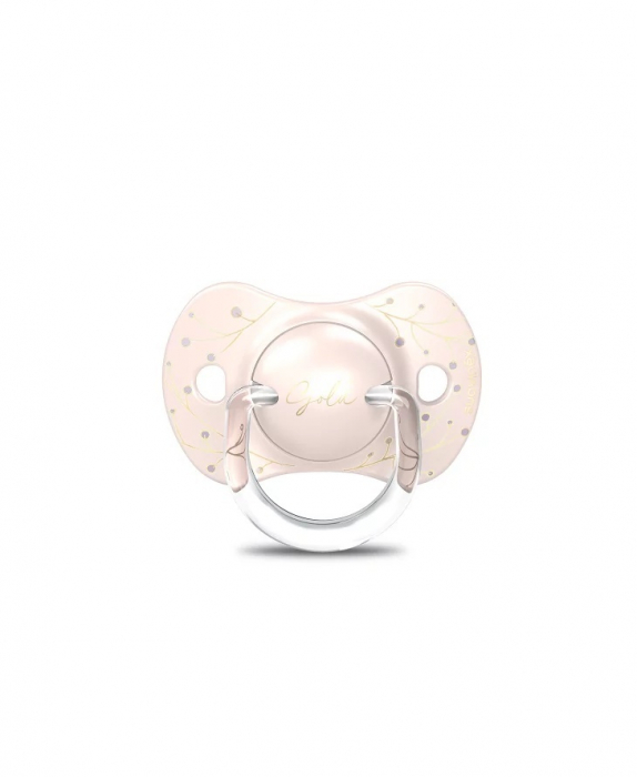 Set biberon 270ml + suzetă 0-6m + lănțișor Roz Gold Premium [3]