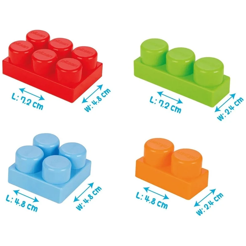 Set constructie Pilsan Master Blocks 224 piese galben [2]