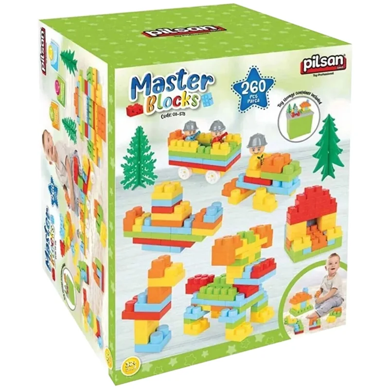 Set constructie Pilsan Master Blocks 260 piese [1]