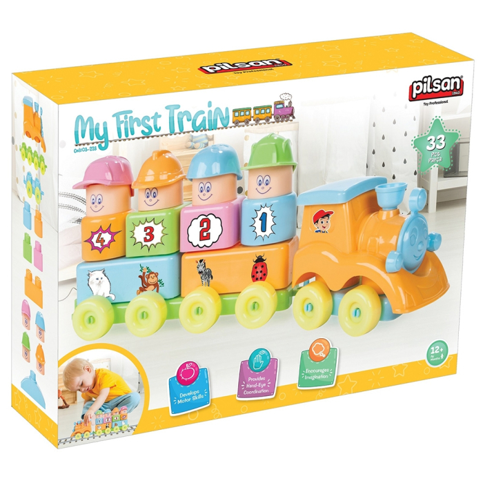 Set constructie Pilsan My First Train 33 piese [3]
