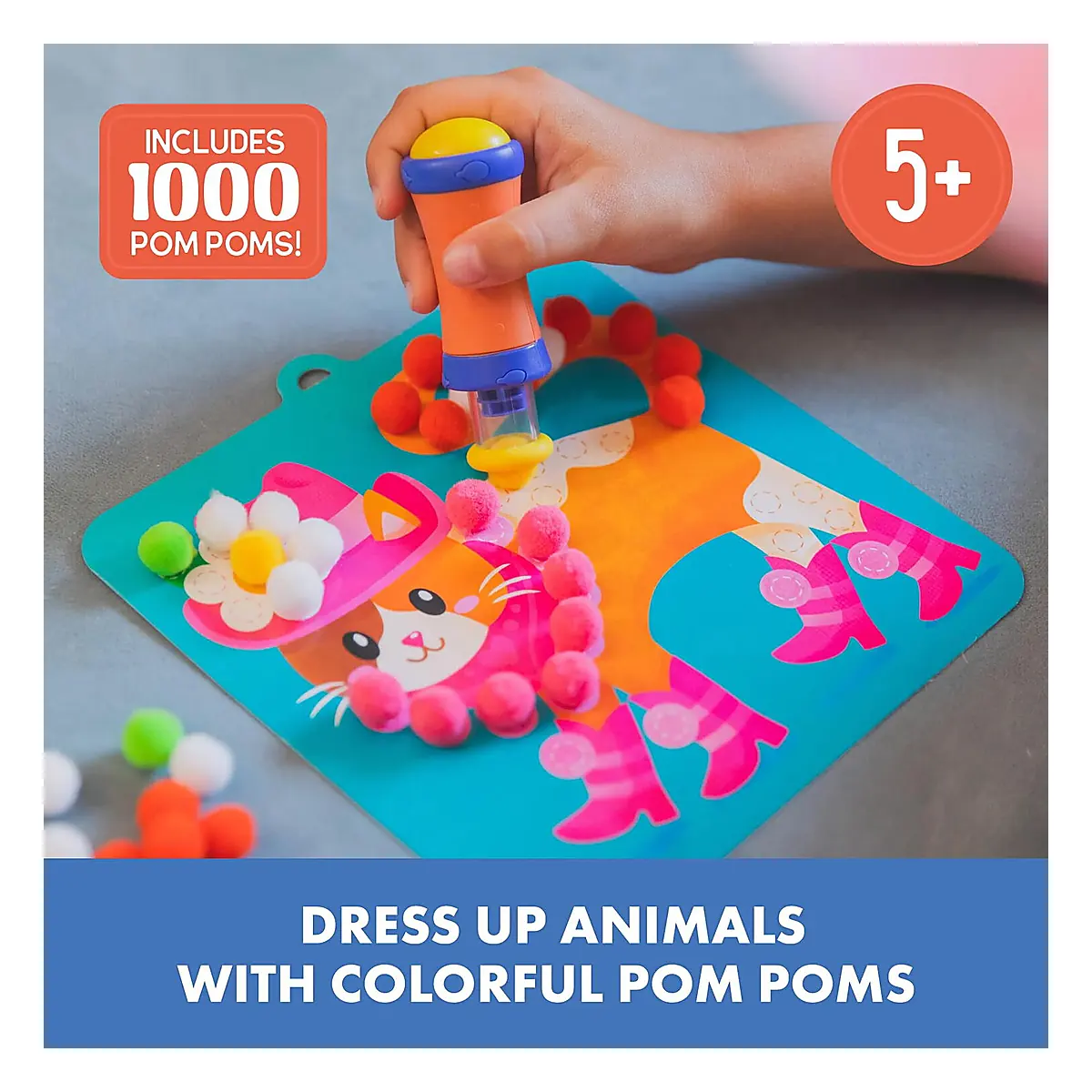 Set creativ cu pompoane - Imbraca animalutele [4]