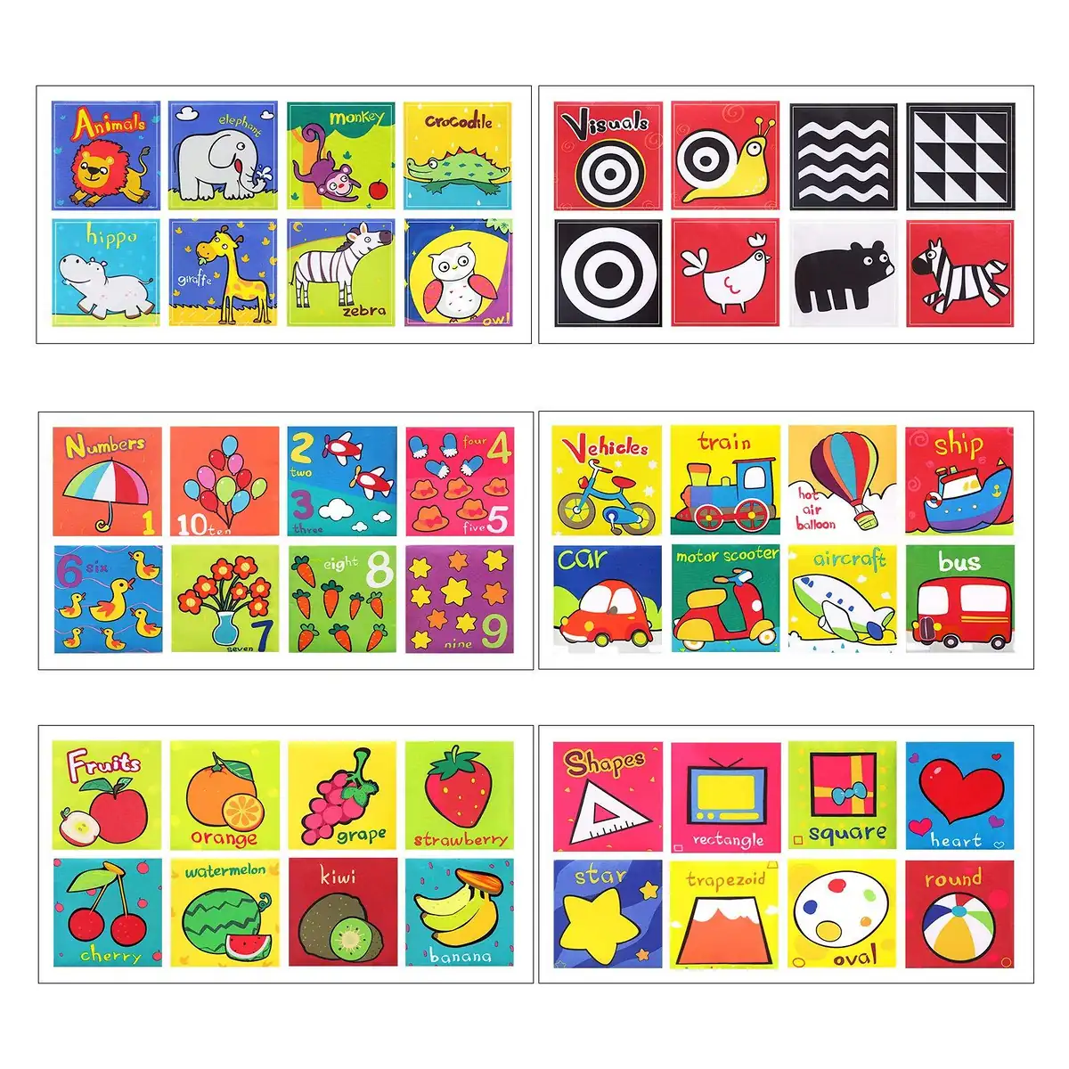 Set de 6 carticele fosnitoare 0+ luni [9]