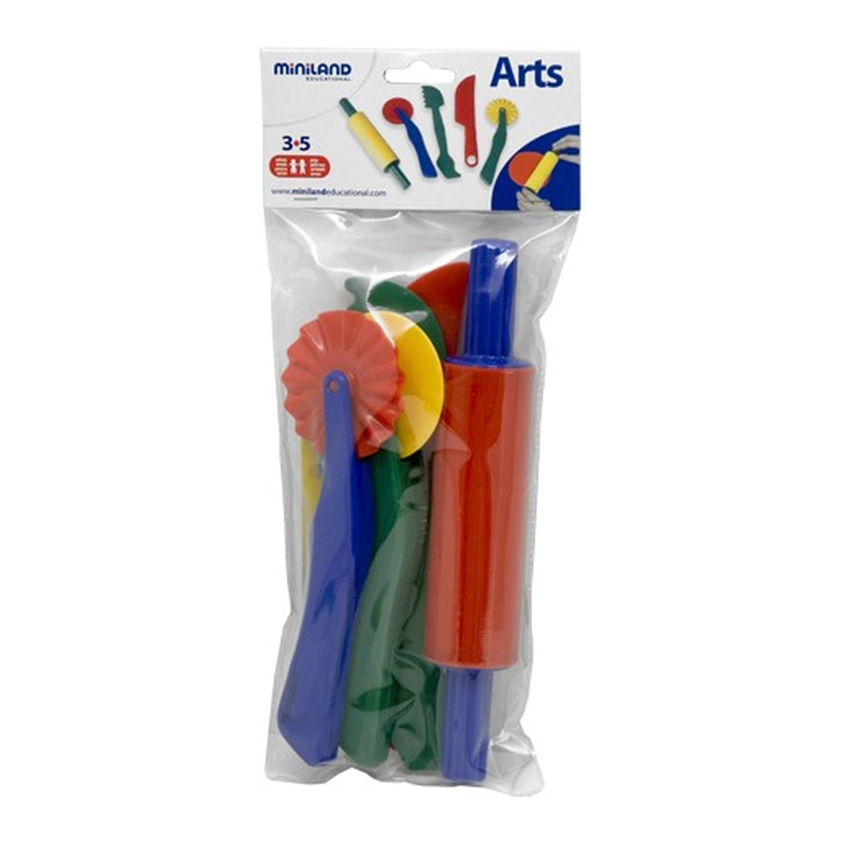 Set de accesorii pentru modelaj cu plastelina Miniland [2]