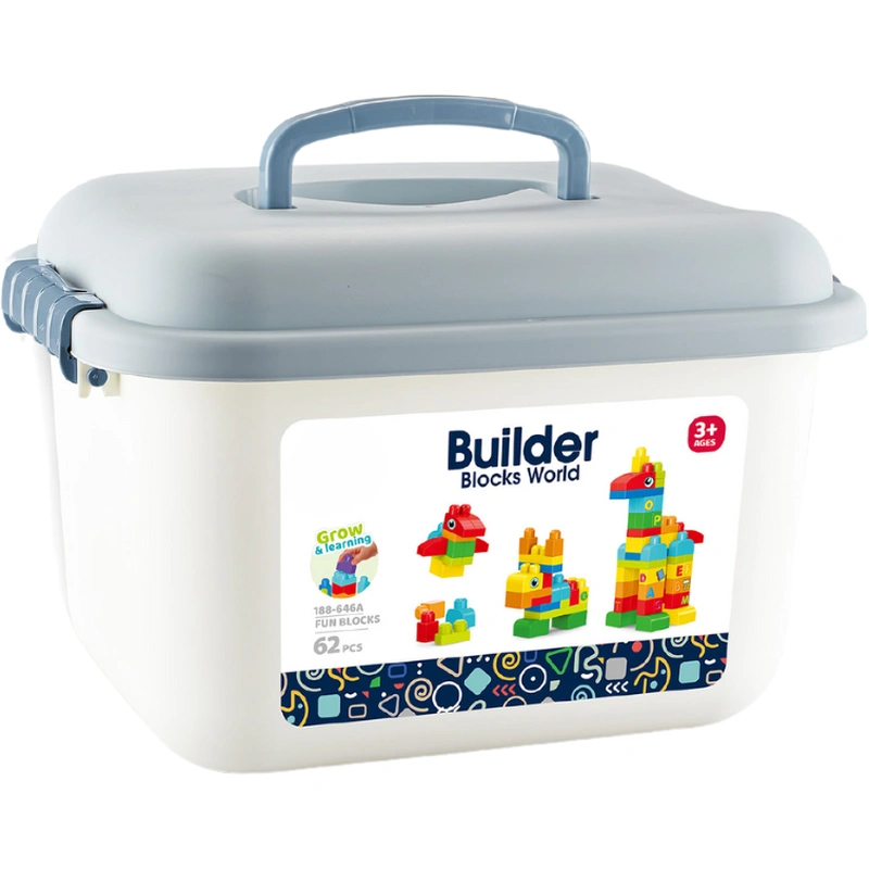Set de constructie in cutie - Animalute (62 piese) [2]
