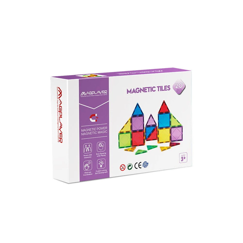 Set de constructie magnetic 3D - 20 piese [1]