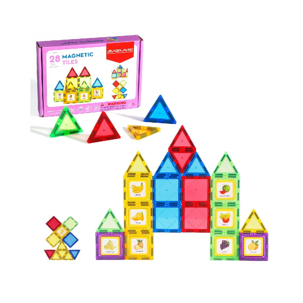 Set de constructie magnetic 3D - 28 piese [3]