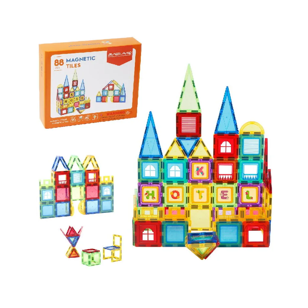 Set de constructie magnetic 3D - 88 piese [3]