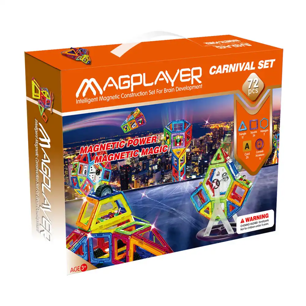 Set de constructie magnetic - 72 piese [1]