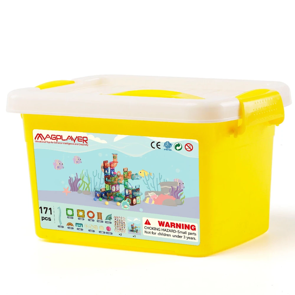 Set de constructie magnetic - Marble Run (171 piese) [2]