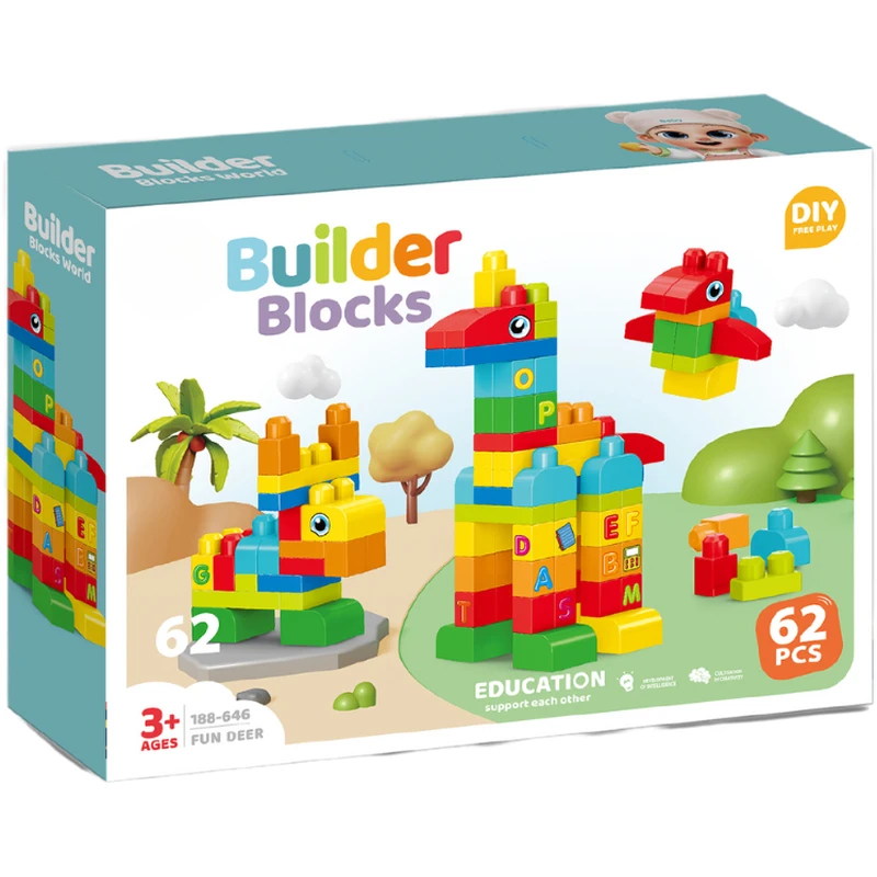 Set de constructie STEAM - Animalute (62 piese) [2]