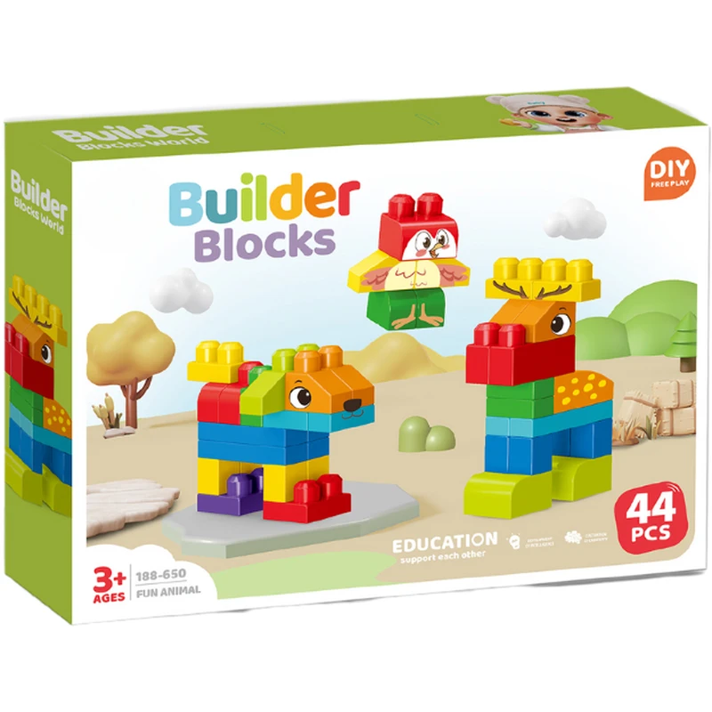 Set de constructie STEAM - Animalute haioase (44 piese) [2]