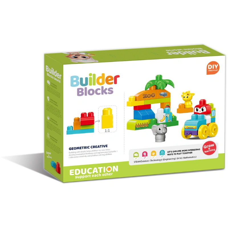 Set de constructie STEAM - Zoo distractiva (32 piese) [3]