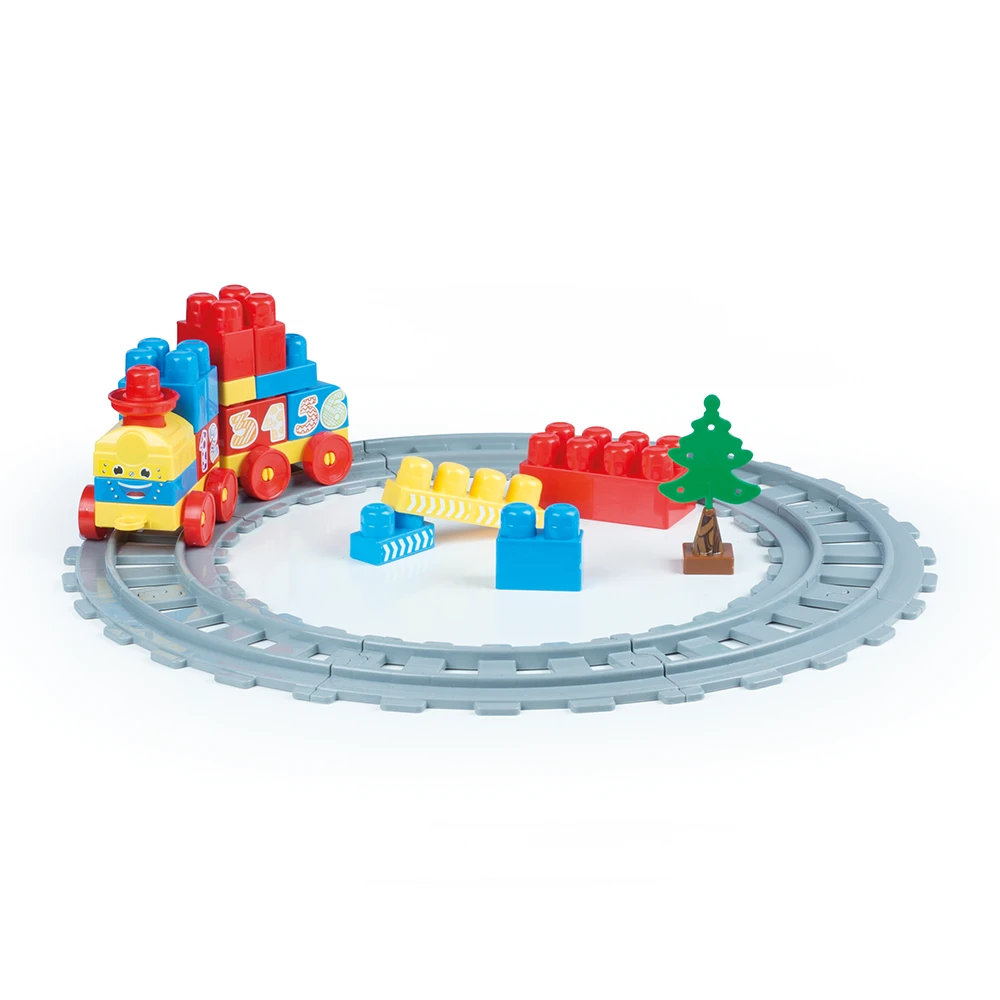 Set de constructii cu trenulet - 36 piese [3]